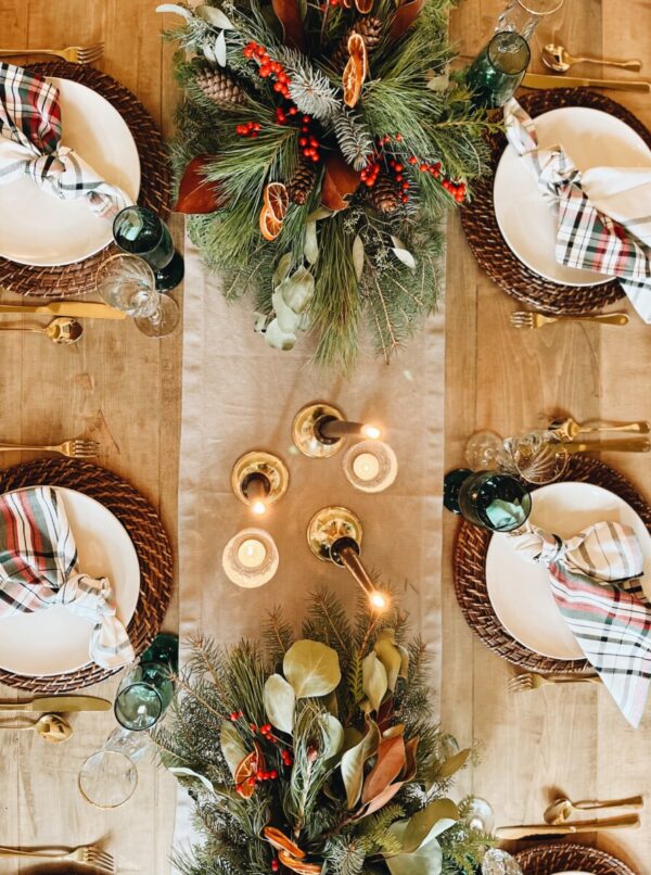 Christmas Plaid Napkin