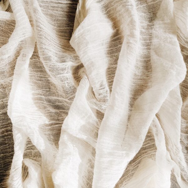 Ivory Cheesecloth Runner