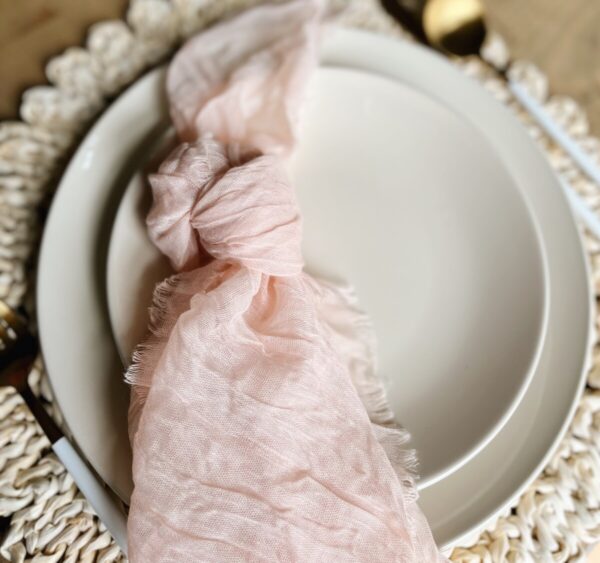 Blush Gauze Napkin