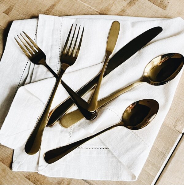 Florence Gold Flatware Set