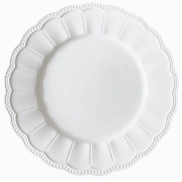 Isla White Charger Plate