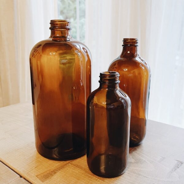 Brown Apothecary Bottles