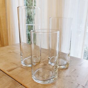 Glass Pillar Holder Set