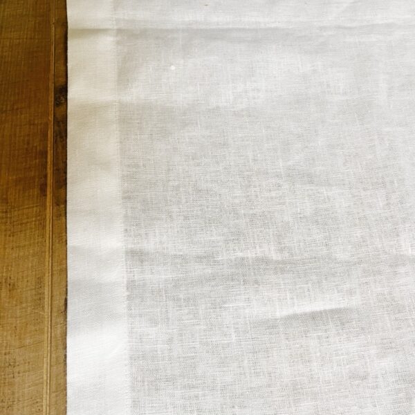 White French Linen Table Runner