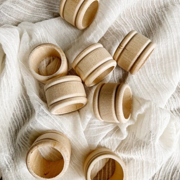 Natural Wood Napkin Ring