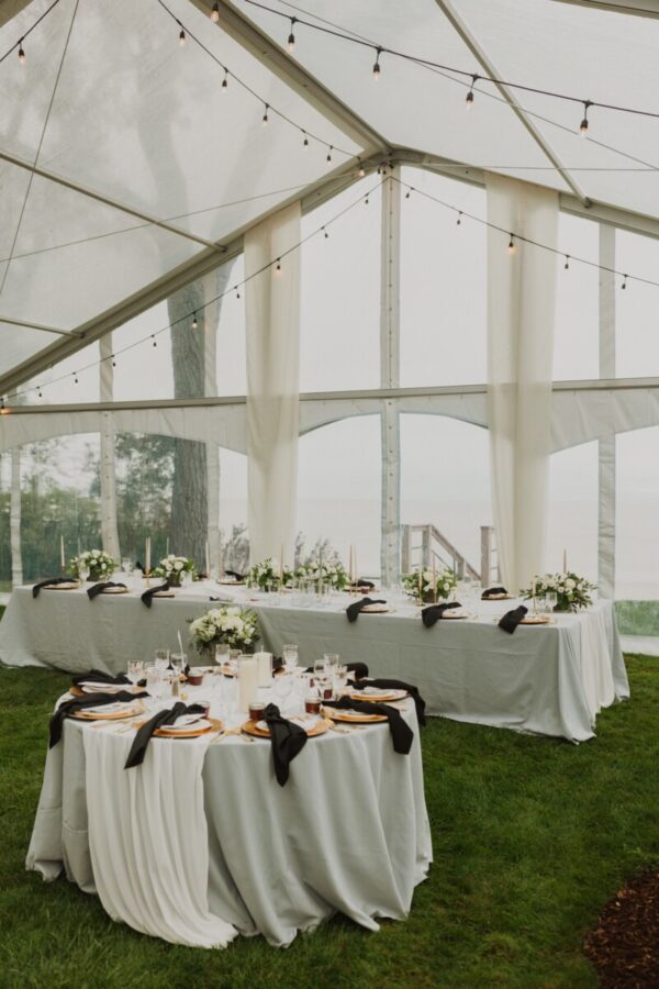 Grey Luxe Tablecloth