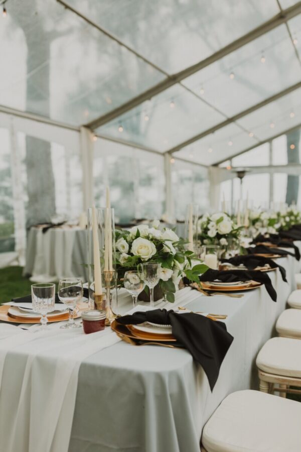 Grey Luxe Tablecloth