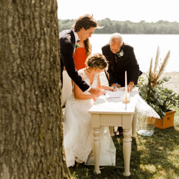 Ivory Accent Table