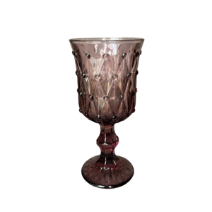 Mauve Water Glass