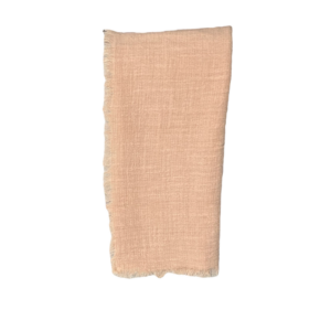 Apricot Frayed Gauze Napkin