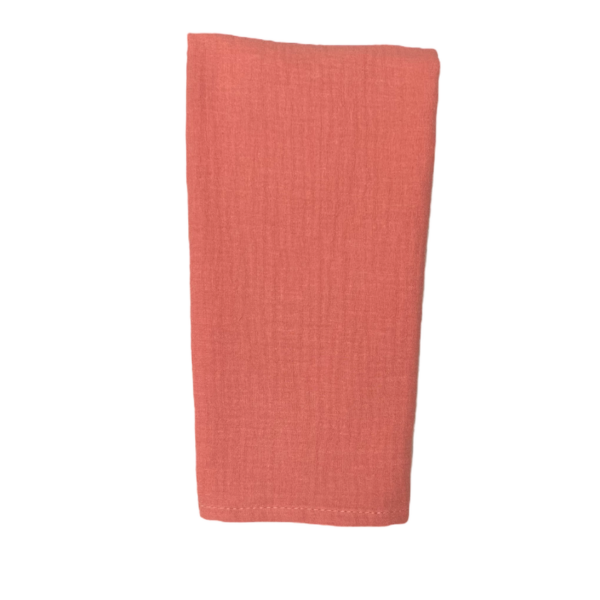 Coral Muslin Napkin