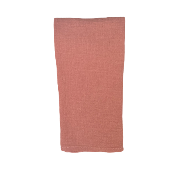 Dusty Rose Muslin Napkin