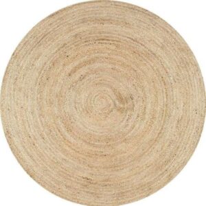 Round Natural 6' Jute Rug