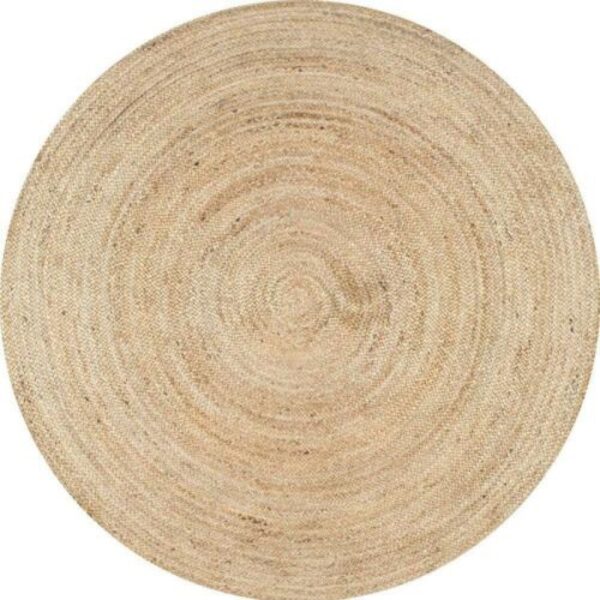 Round Natural 6' Jute Rug