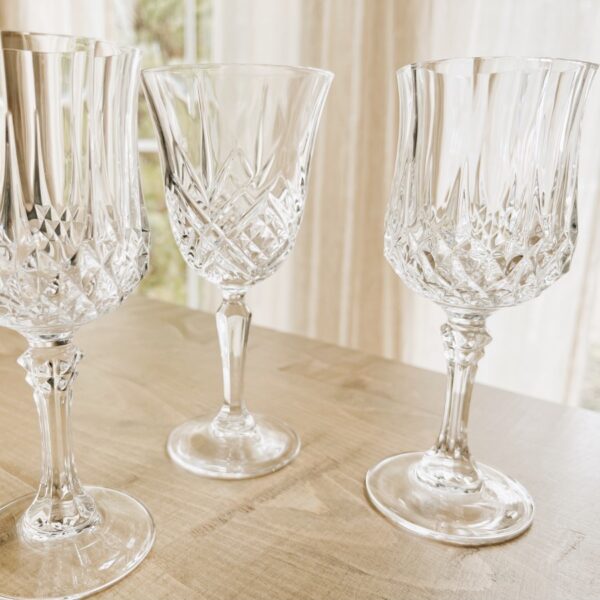 Vintage Crystal Wine Glass